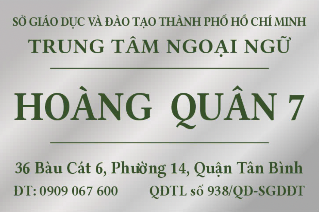Giấy phép TTNN Hoàng Quân 7